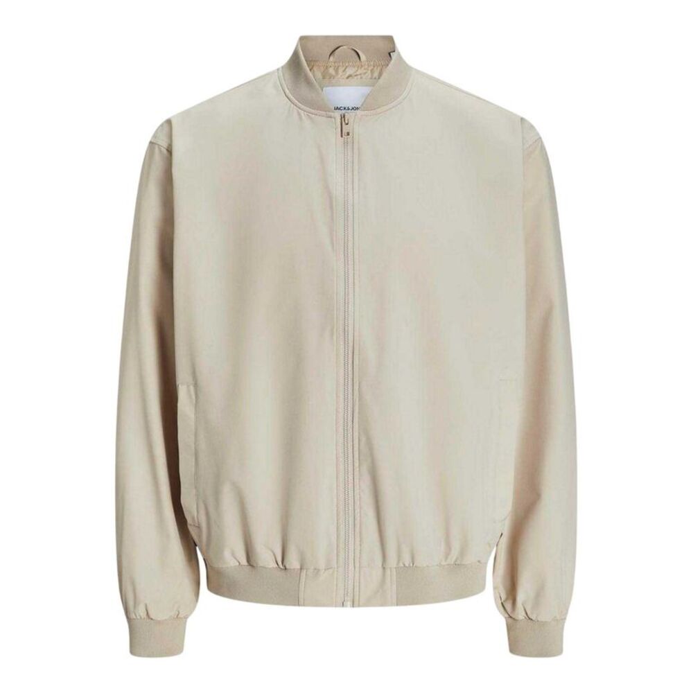 Jack And Jones Mens Bomber Jacket / Moonbeam
